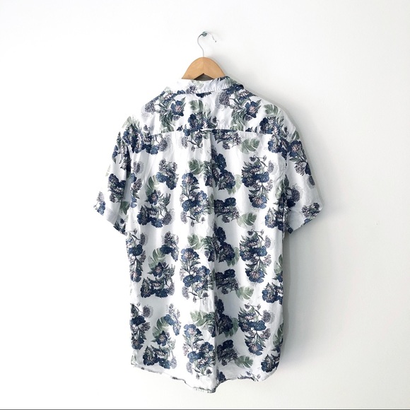 Frank and Oak Floral Button Down Shirt - Picture 2 of 7